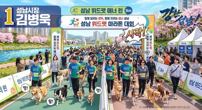 김병욱 더불어민주당 성남시장 후보  반려동물 친화 도시를 향한  ‘위드펫 매너 런’ "공약 발표 "