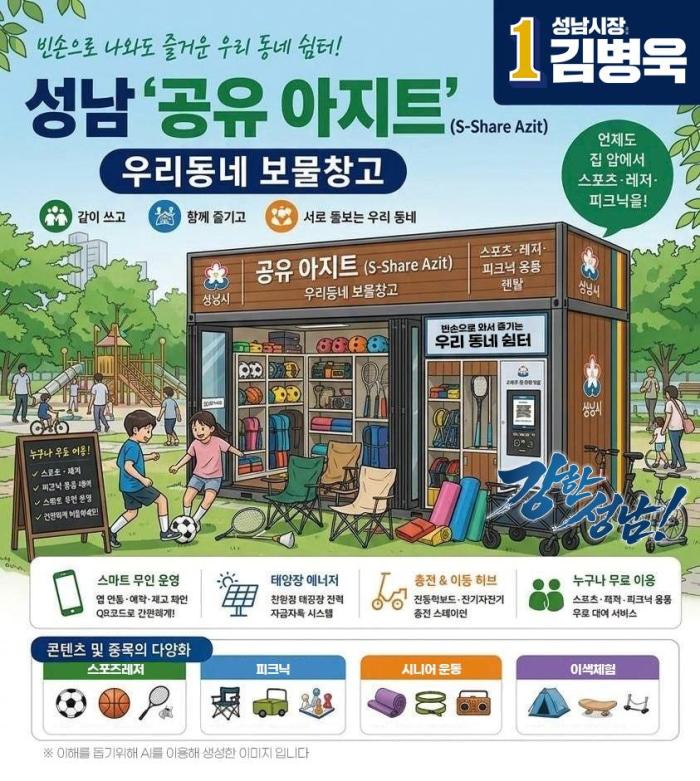 김병욱 더불어민주당 성남시장 후보  빈손으로 즐기는 ‘우리동네 보물창고’ 공약 발표 